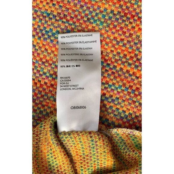 NWOT Free People Sunny Days boho retro Knit Mock Turtleneck Sweater sz XS - Picture 9 of 9